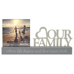"Widdop Celebrations 'our Family' Decorative Photo Frame - 4 X 4""" - thumbnail 1