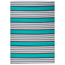 Beliani Outdoor Rug Saugor Turquoise 120 X 180 Cm