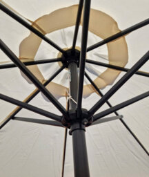 Cream Garden Parasol, Patio Umbrella, Garden Umbrellas Be Furniture - thumbnail 4