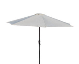 Cream Garden Parasol, Patio Umbrella, Garden Umbrellas Be Furniture - thumbnail 1
