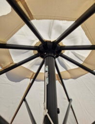 Cream Garden Parasol, Patio Umbrella, Garden Umbrellas Be Furniture - thumbnail 3