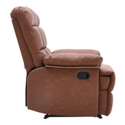 Darphe Faux Leather Upholstered Recliner Armchair - thumbnail 3