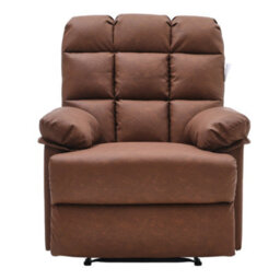 Darphe Faux Leather Upholstered Recliner Armchair - thumbnail 2