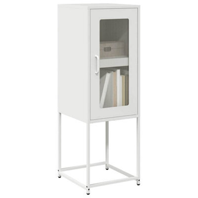 Berkfield Sideboard White 36X39X107 Cm Cold-Rolled Steel - image 1