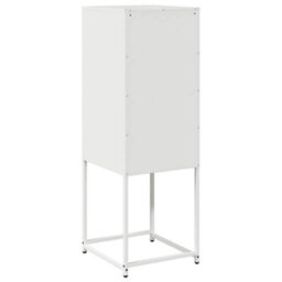 Berkfield Sideboard White 36X39X107 Cm Cold-Rolled Steel - thumbnail 8