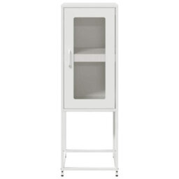 Berkfield Sideboard White 36X39X107 Cm Cold-Rolled Steel - thumbnail 5