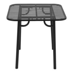 Breeins 80Cm W Square Outdoor Metal Garden Table With Anti-Rust Coating Design For Outdoor Dining And Garden - thumbnail 3