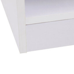 Sundaze Chest Of Drawers Bedroom Furniture Bedside Cabinet With Handle 1 Drawer White 40X36X47Cm - thumbnail 3