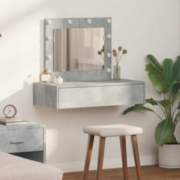 Walplus Dressing Table With Drawer Grey 83 X 40 X 70 Cm Engineered Wood - thumbnail 1
