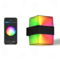 Amorly Nordic Rgb Led Wall Lamp, Wifi Smart Wall Light,remote Control, Waterproof Indoor Outdoor Decorative Ambient Light For Home Room - thumbnail 1