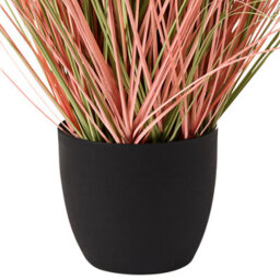 Wyld And Coco Greenleaf 120Cm Artificial Potted Reed Flower With Orange Spikes And Pot - thumbnail 5