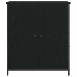 Walplus Sideboard Black Oak 70 X 30 X 80 Cm Engineered Wood - thumbnail 6