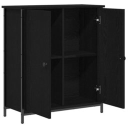 Walplus Sideboard Black Oak 70 X 30 X 80 Cm Engineered Wood - thumbnail 5