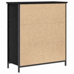 Walplus Sideboard Black Oak 70 X 30 X 80 Cm Engineered Wood - thumbnail 8