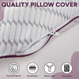 Zuvo Adjustable Shredded Memory Foam Pillow For Neck And Shoulder Support Customisable For Side And Back Sleepers Pack Of 1 - thumbnail 6