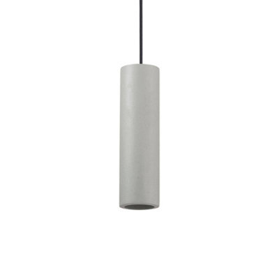Ideal Lux Luminosa Oak 1 Light Slim Ceiling Pendant Light Grey