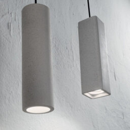 Ideal Lux Luminosa Oak 1 Light Slim Ceiling Pendant Light Grey - thumbnail 2