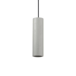 Ideal Lux Luminosa Oak 1 Light Slim Ceiling Pendant Light Grey