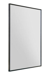 Mirroroutlet The Artus Black Aluminium Edged Wall Mirror 70Cm X 50Cm - thumbnail 3