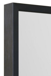 Mirroroutlet The Artus Black Aluminium Edged Wall Mirror 70Cm X 50Cm - thumbnail 4