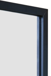 Mirroroutlet The Artus Black Aluminium Edged Wall Mirror 70Cm X 50Cm - thumbnail 5
