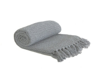 Waffle Collection Recycled Cotton Throw - image 1