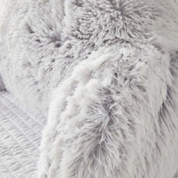 Fluffy Fleece Reading Cushion Pillow With Arms Lumbar Chair Support - thumbnail 3