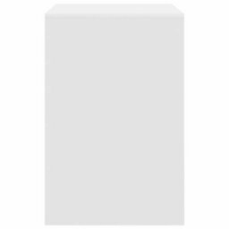 Berkfield Writing Desk White Engineered Wood 70 X 50 X 76 Cm Writing Desk - thumbnail 5