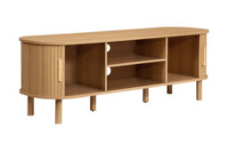 Birlea Axel Fluted Small Tv Unit Oak Cabinet - thumbnail 7