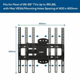 Multi Angle Corner Tv Wall Mount Bracket Swivel Long Reach 32 42 46 50 55 Inch - thumbnail 2