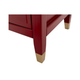 Palazzi 5 Drawer Narrow Chest Of Drawers Red - thumbnail 8
