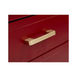 Palazzi 5 Drawer Narrow Chest Of Drawers Red - thumbnail 7