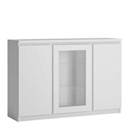 Wyld Haus Hemingway White Wooden 3 Door Sideboard - thumbnail 2