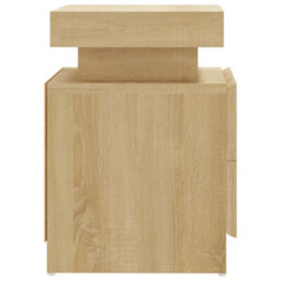 Berkfield Bedside Cabinet Sonoma Oak 45X35X52 Cm Engineered Wood - thumbnail 5