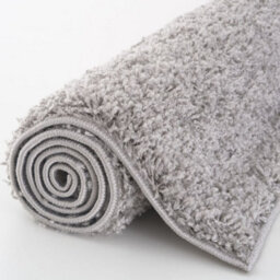 The Rugs Grey Soft Plain Design Fluffy Shaggy Rugs And Runners High Pile Living Room Kitchen Hallway 380 - thumbnail 7