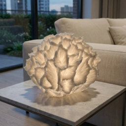 Garden Greatness Fossil Coral Table Lamp Stone Resin
