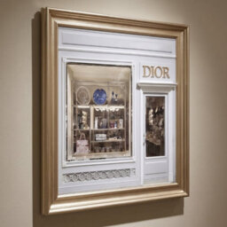 Home Luxe Interiors Dior Maison Boutique Champagne Step Frame 40X40Cm Luxury Wall Art - thumbnail 5