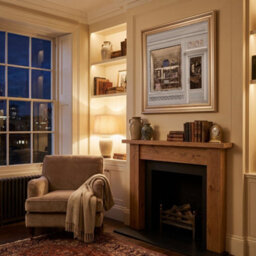 Home Luxe Interiors Dior Maison Boutique Champagne Step Frame 40X40Cm Luxury Wall Art - thumbnail 2