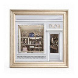 Home Luxe Interiors Dior Maison Boutique Champagne Step Frame 40X40Cm Luxury Wall Art - thumbnail 3