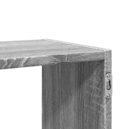 Berkfield Wall Shelf Grey Sonoma 100X25X50 Cm Engineered Wood - thumbnail 9