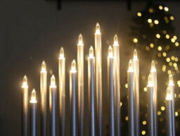 Marco Paul 17 Pipe Christmas Candle Bridge - Silver - thumbnail 3