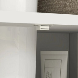 Bathroom Pedestal Under Sink Cabinet With Storage Shelves, Door, White - thumbnail 7