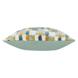 furn. Furn Metro Blocks Velvet Jacquard Cushion Cover - thumbnail 3