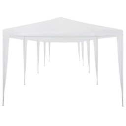 Walplus Party Tent Garden Gazebo Canopy 3X12 M Pe White - thumbnail 2