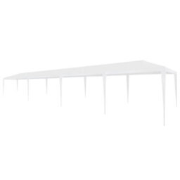 Walplus Party Tent Garden Gazebo Canopy 3X12 M Pe White - thumbnail 1