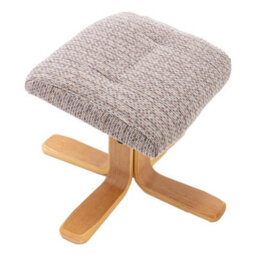 Morris Living The Giza - Fabric Swivel Recliner Chair & Matching Footstool In Wheat - thumbnail 9