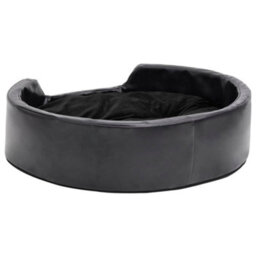 Walplus Dog Bed Black 69X59X19 Cm Plush And Faux Leather - thumbnail 5