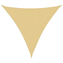 Berkfield Sun Shade Sail Sand 5X5X5 M 100% Polyester Oxford - thumbnail 2
