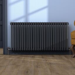 Acova Classic Blue Night 3 Column Radiator, (W)1226mm X (H)600mm - thumbnail 2