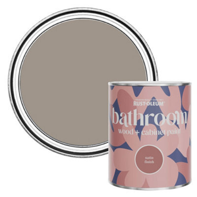 Rust-Oleum Whipped Truffle Satin Bathroom Wood & Cabinet Paint 750Ml - image 1